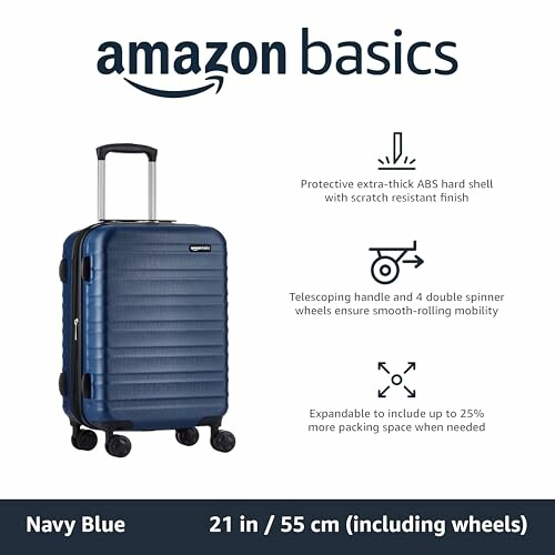 Amazon Basics Expandable Hardside Carry-On Luggage