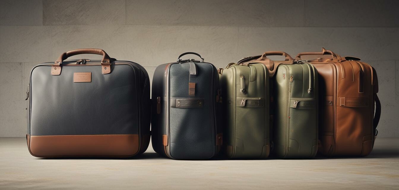 Business travel bag comparison image