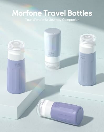 Morfone Silicone Travel Bottles Set